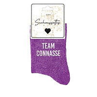 Chaussettes à paillettes Team connasse