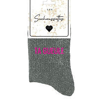 Chaussettes à paillettes Ta gueule