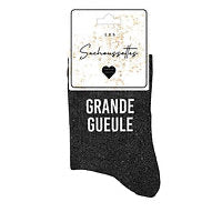 Chaussettes à paillettes Grande gueule
