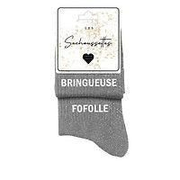 Chaussettes à paillettes Bringeuse/ fofolle