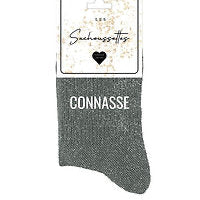 Chaussettes à paillettes Connasse