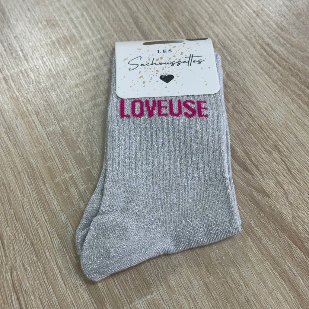 Chaussettes à paillettes Loveuse