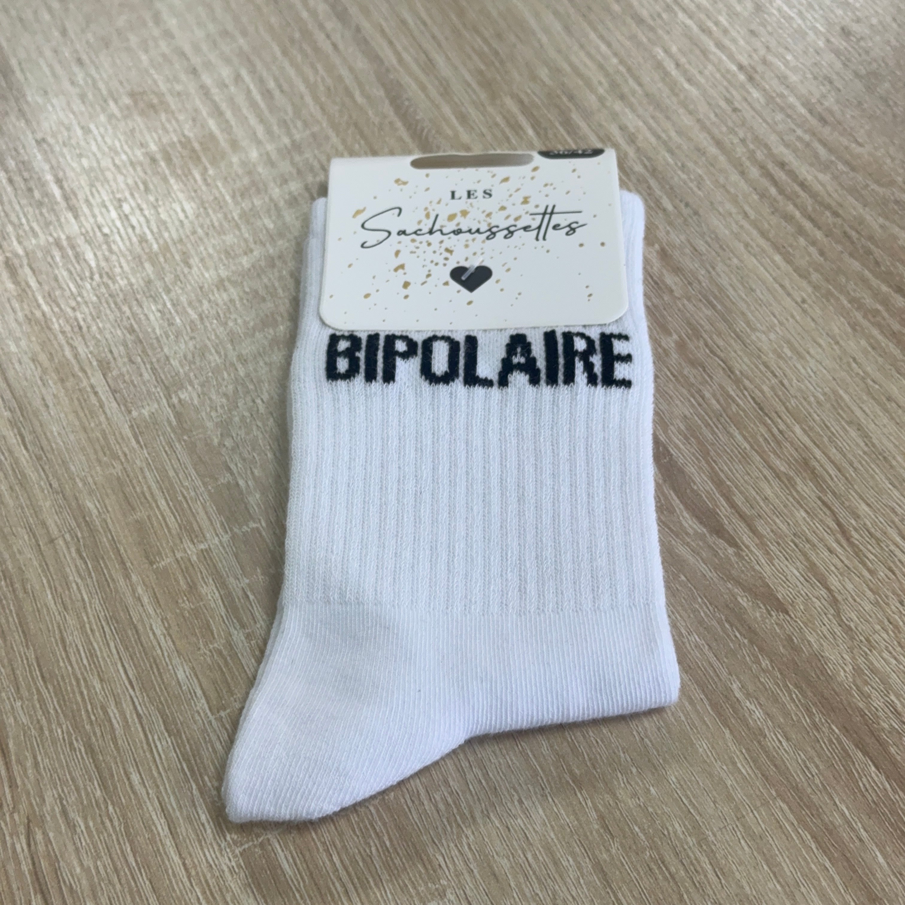 Chaussettes à paillettes Bipolaire