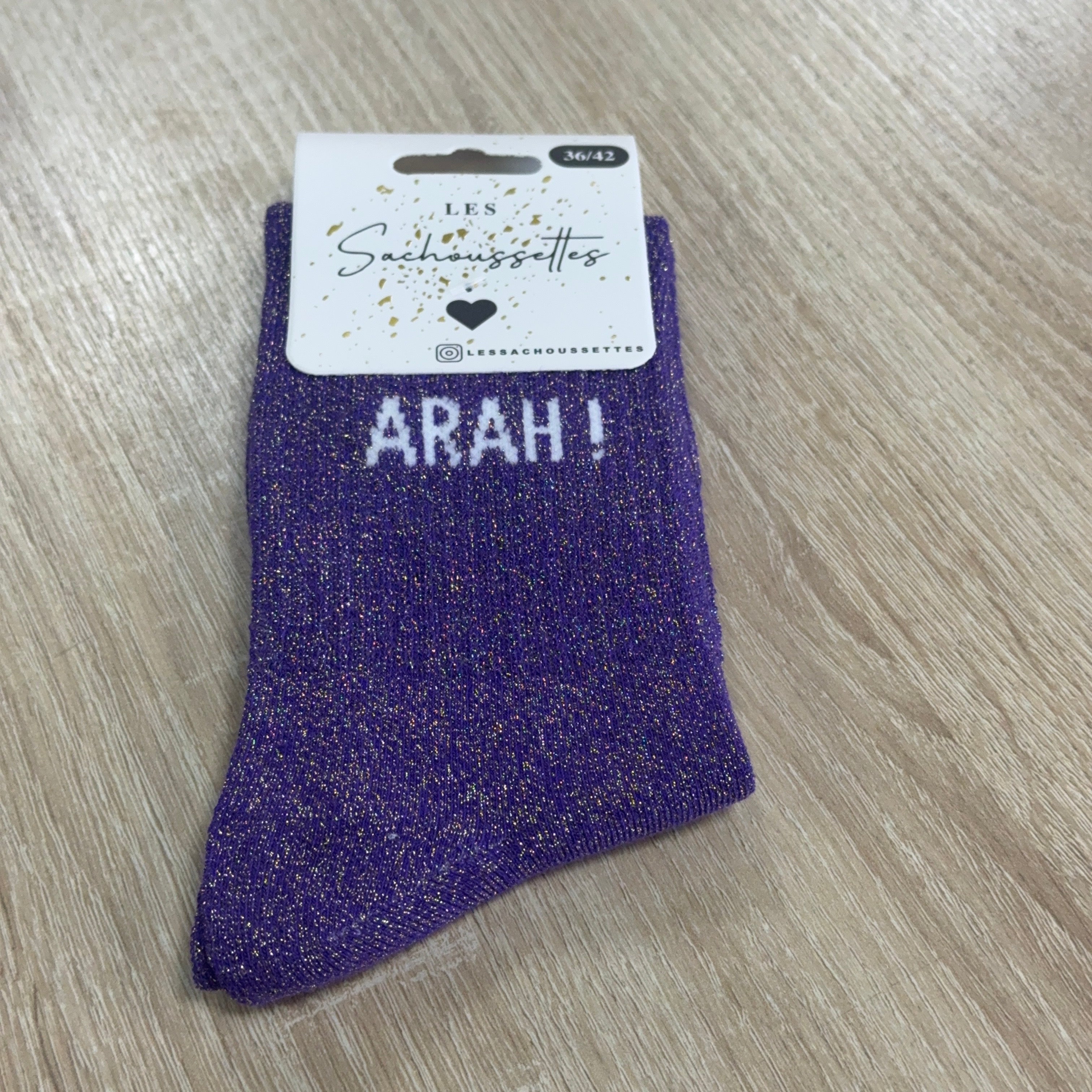 Chaussettes à paillettes Arah