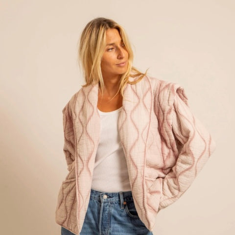 VESTE AOKYANOS BROOKLYN ROSE POUDRE