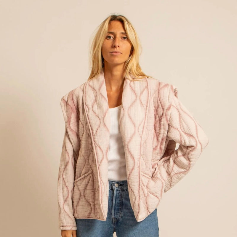 VESTE AOKYANOS BROOKLYN ROSE POUDRE