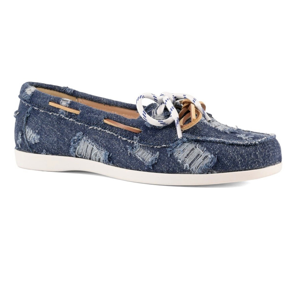 Mocassin Colors of California en jeans